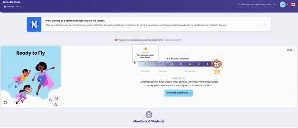 Getting Started: Logging in, Creating Your Class, & Adding Students