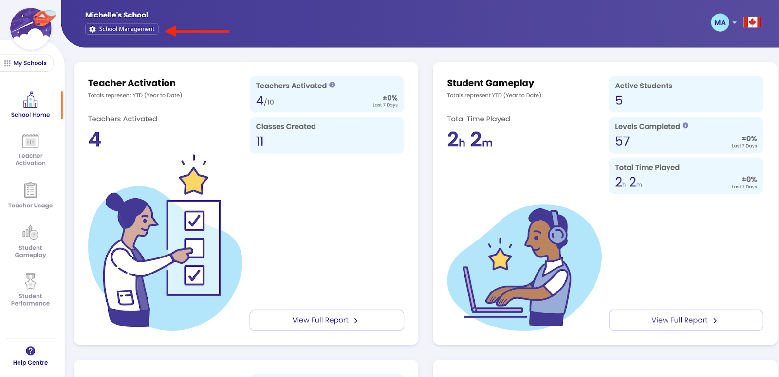 School Admin: Deactivate, Add, & Remove Student(s)